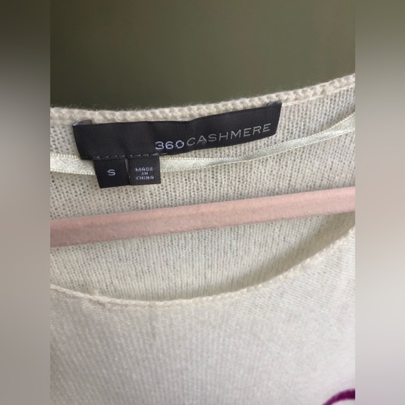 360 Cashmere Stripped Sweater Size: S - Picture 5 of 13